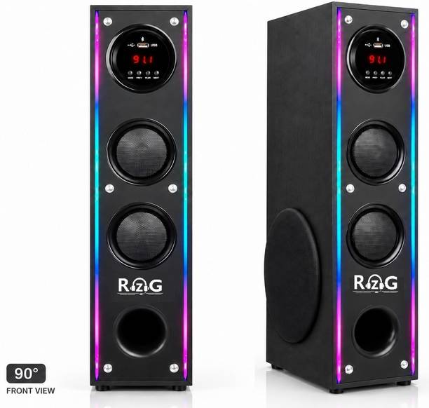 RZG A-4 Tower Speaker High Bass Bluetooth Speaker 120 W Bluetooth Party Speaker