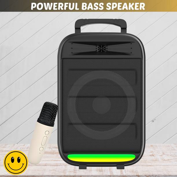 YAROH Monster (BLUETOOTH TROLLEY SPEAKER) Dynamic Thunder Sound With Karaoke MicMI27 35 W Bluetooth Party Speaker