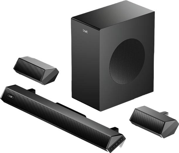 boAt Aavante Bar Prime B300, Subwoofer,Dual Rear Speakers,5.1 CH,EQ Modes,BT v5.3 300 W Bluetooth Soundbar