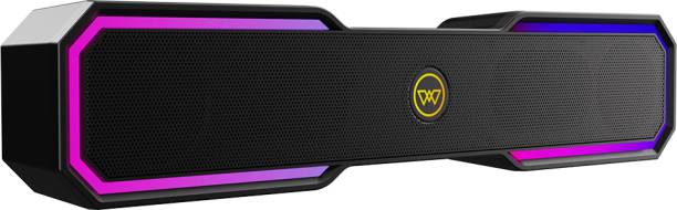 Wings Centerstage 400 Gaming Soundbar with RGB Light Sync,Quad Mode, 2500 mAH Battery 16 W Bluetooth Speaker