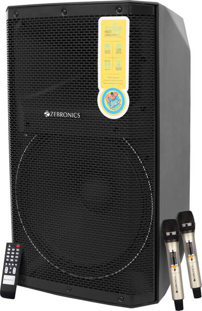 ZEBRONICS Zebronics - Epic Plus,BT v5.0 / USB / SD / FM / AUX / Mic Input,40W RMS 480 W Bluetooth Party Speaker