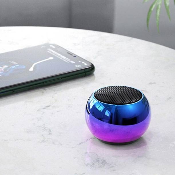 BUXER Matka M3 Plus with Mic, Hands-Free Wireless Portable 5W Speakers. with Google, Alexa & Siri Assistant Smart Speaker