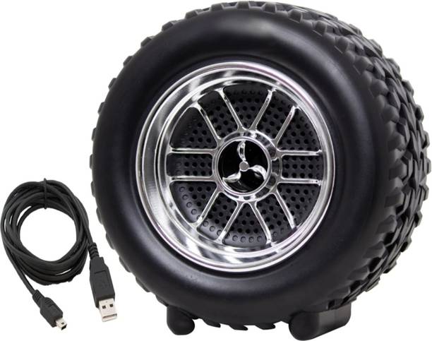 Rkedian Wheel Beats Portable Bluetooth Speaker with Deep Bass & Rechargeable Battery with Google & Siri Assistant Smart Speaker