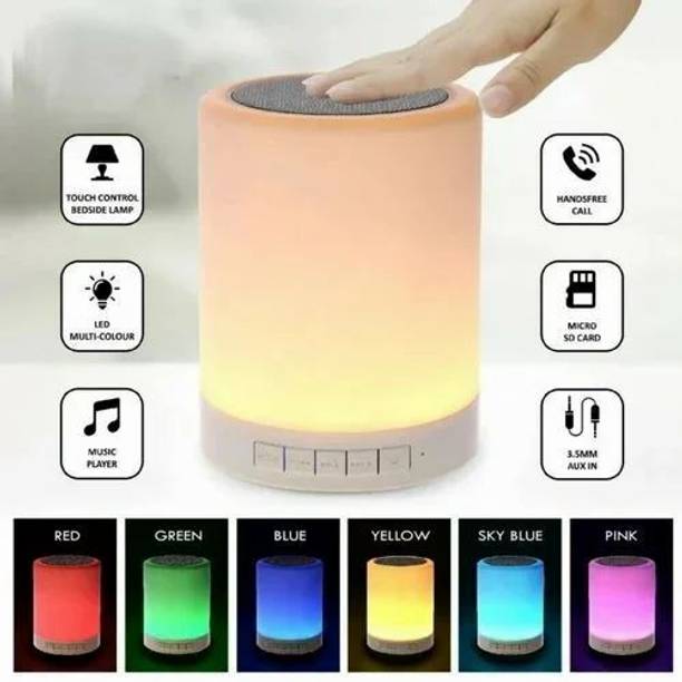 SUPREME5 Touch Lamp Portable Bluetooth Speaker with Touch Pad a80 with Google & Siri Assistant Smart Speaker