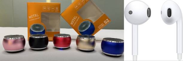 SSVOCATIONPOINT Combo Pack A+ Sound Speaker SD Card Support A+ Sound Earphone 1.2M with Google Assistant Smart Speaker
