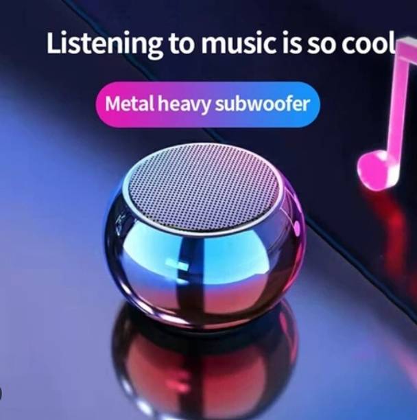 RGV M4 Mini Boost Portable Bluetooth Mini Dynamic Metal Sound with Google, Alexa & Siri Assistant Smart Speaker