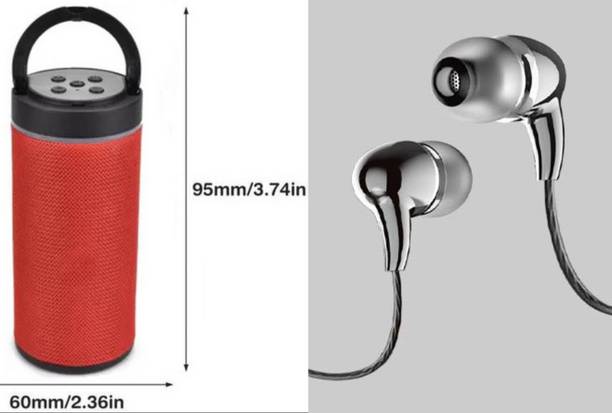 SSVOCATIONPOINT Combo Pack Wireless Bluetooth Speaker With Deep Base Fragrance Earphone 1.2M with Google Assistant Smart Speaker