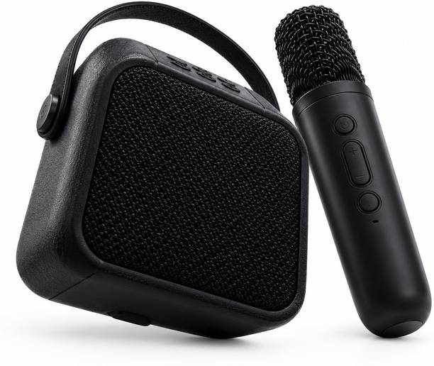 AATREYI KP-K05 Portable Bluetooth Karaoke Speaker with Google, Alexa & Siri Assistant Smart Speaker