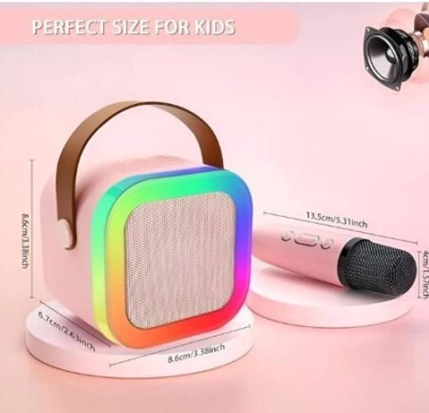 Seashot Microphone Speaker Machine Bluetooth with Google, Alexa & Siri Assistant Smart Speaker