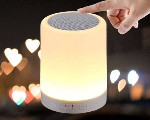 Teknova Touch Lamp Portable Bluetooth Speaker with Touch Pad a44 with Google & Siri Assistant Smart Speaker