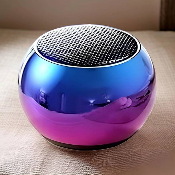 iCallMart Portable bluetooth M3_117 Mini Speaker Dynamic Metal Sound With High Bass with Google, Alexa & Siri Assistant Smart Speaker