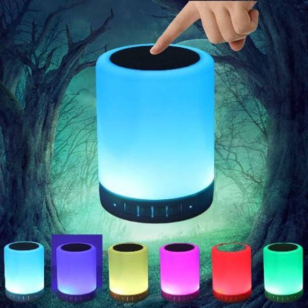 Teknova Touch Lamp Portable Bluetooth Speaker with Touch Pad a58 with Google & Siri Assistant Smart Speaker
