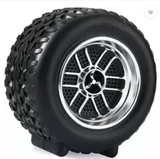 Pyrros Tyre Speaker Portable Bluetooth Speaker Powerful Sound,Indoor & Outdoor with Google & Siri Assistant Smart Speaker