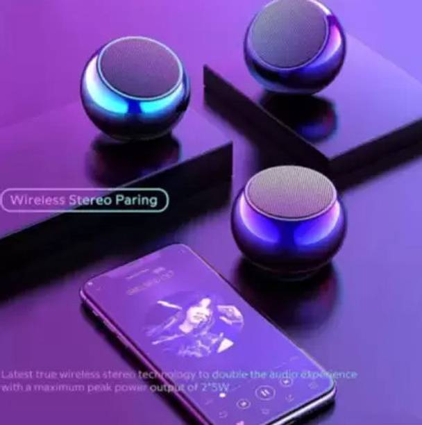 VINEWORD Speaker M4 Mini Bluetooth Speaker New Extra High Bass with Google Assistant Smart Speaker