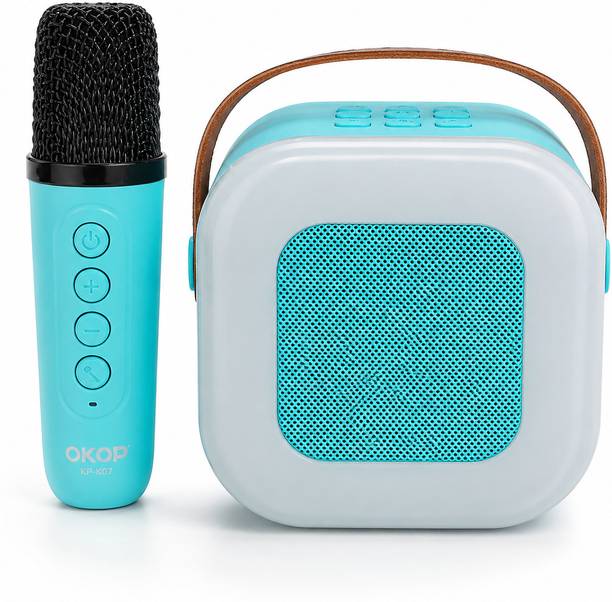 AAVIRA Portable Karaoke Speaker with Wireless Microphone, RGB Lights & Bluetooth 5 W Bluetooth Speaker