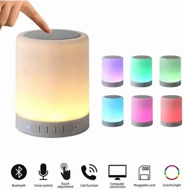 sansharix Portable Lamp Smart Speaker (Pack of 3) with Google Assistant Smart Speaker