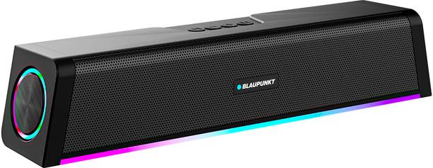 Blaupunkt SBA22 Pro| Dual Radiators I QUARTZ Cut Shape I Ring Lights | BT, USB, AUX, TWS 20 W Bluetooth Soundbar