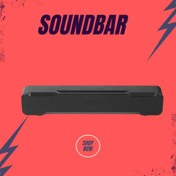 GUGGU 20W Bluetooth Soundbar with 4 Hours Wireless Playback Bluetooth Speakers5DX350 20 W Bluetooth Soundbar