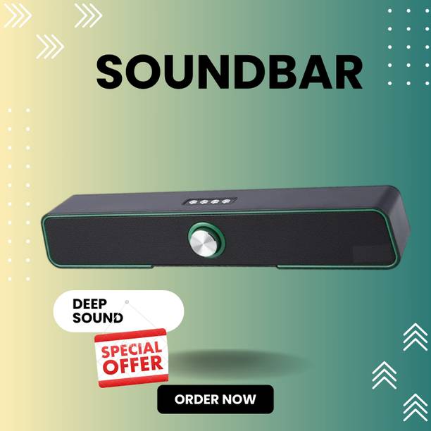 Clairbell 10W Bluetooth Soundbar with 4 Hours Wireless Playback Bluetooth SpeakersTY882 10 W Bluetooth Soundbar