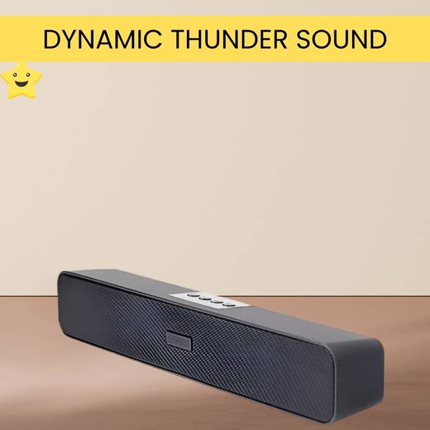 FRONY E91 (PORTABLE HOME THEATER SOUNDBAR) Crydtal Sound Support SD Card/Aux/USBB101 20 W Bluetooth Soundbar