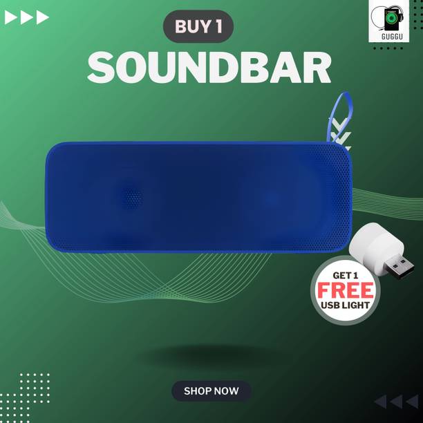 GUGGU 20W Bluetooth Soundbar with 6 Hours Wireless Playback Bluetooth SpeakersOL314 20 W Bluetooth Soundbar