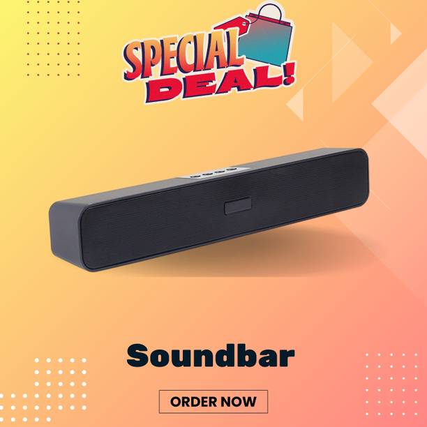 Clairbell Bluetooth Soundbar Speaker 12Hrs Playback, HD Stereo for Phone/PC/TV/Laptopi79 20 W Bluetooth Soundbar