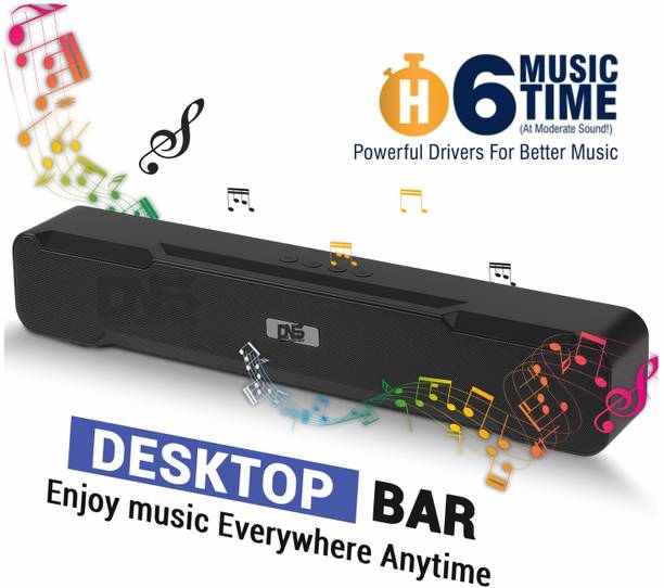 Daily Needs Shop Portable Bluetooth Wireless Soundbar Party Speaker (USB/SD/FM/AUX) 10 W Bluetooth Soundbar