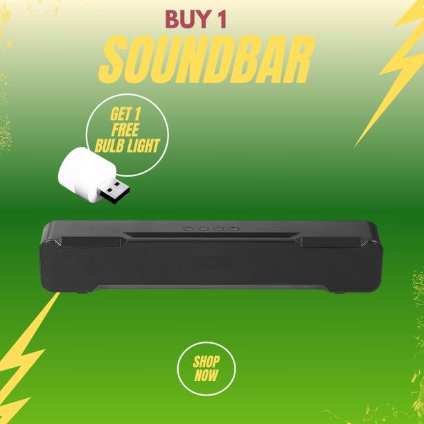 FRONY 20W Bluetooth Soundbar with 4 Hours Wireless Playback Bluetooth SpeakersPA357 20 W Bluetooth Soundbar