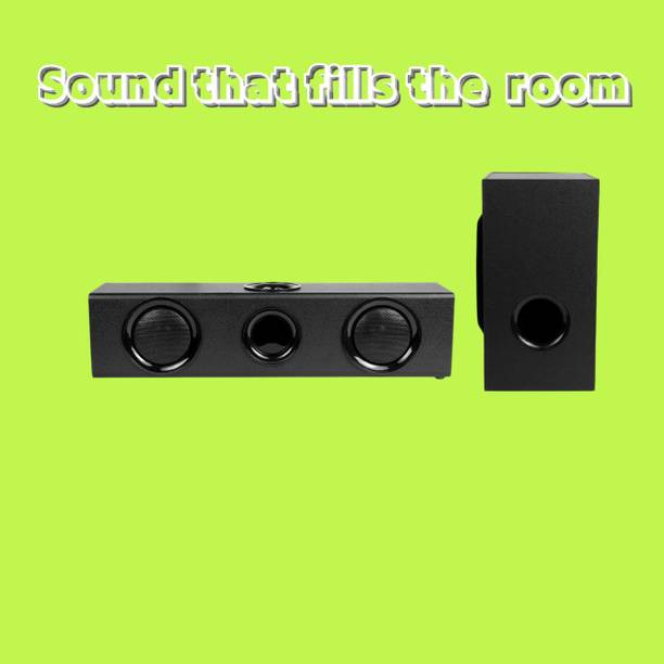 Sonique Bass Buzz Bluetooth Soundbar with Subwoofer, Deep Bass, USB AUX TF Support 50 W Bluetooth Soundbar