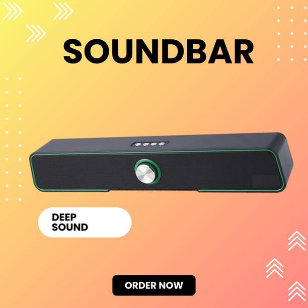 Clairbell 10W Bluetooth Soundbar with 4 Hours Wireless Playback Bluetooth SpeakersTY24 10 W Bluetooth Soundbar
