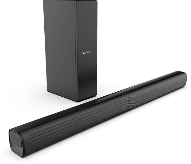 ZEBRONICS Zeb-Juke Bar 2501 120 W Bluetooth Soundbar (Black, 2.1 Channel)