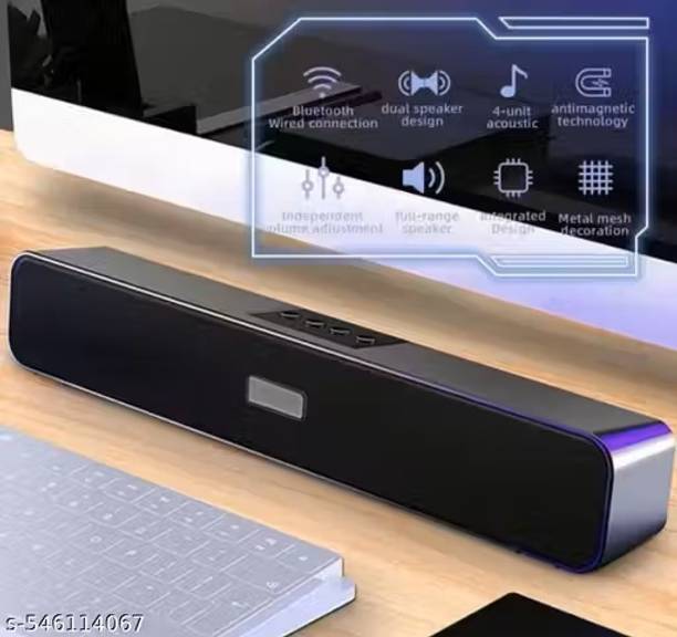 SoRoo Premium Sound bar with Superior Sound & Powerful bass 20 W Bluetooth Soundbar