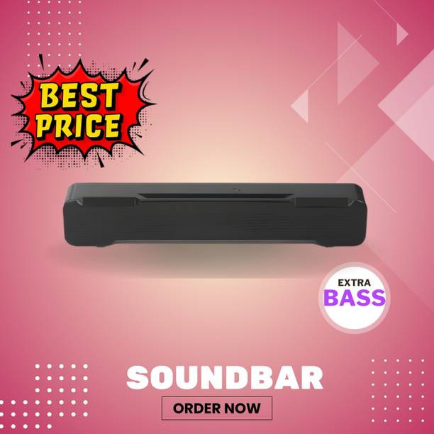 Clairbell Bluetooth Soundbar Speaker With 12H Playback HD Stereo for Phone/PC/TV/Laptop407 20 W Bluetooth Soundbar