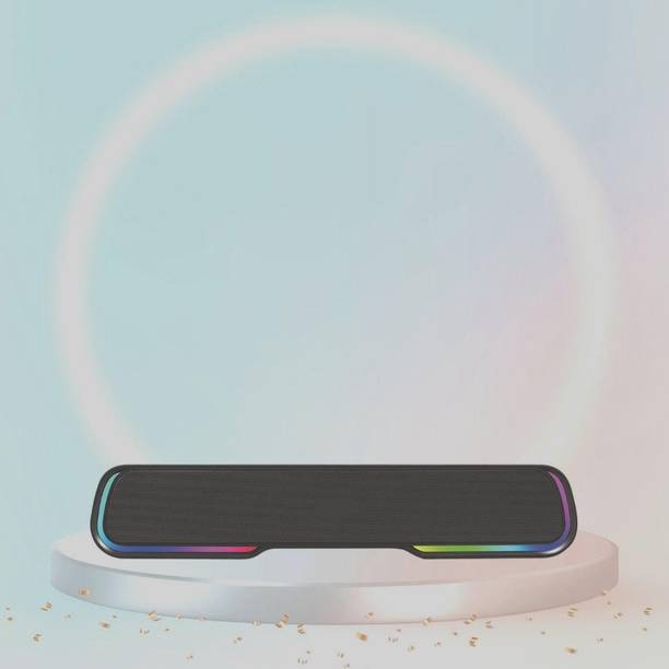 SYARA 25W Bluetooth Soundbar with 4 Hours Wireless Playback Bluetooth SpeakersYU22 25 W Bluetooth Soundbar