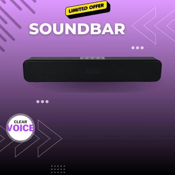 Clairbell Bluetooth Soundbar Speaker 12Hrs Playback, HD Stereo for Phone/PC/TV/Laptopi515 20 W Bluetooth Soundbar