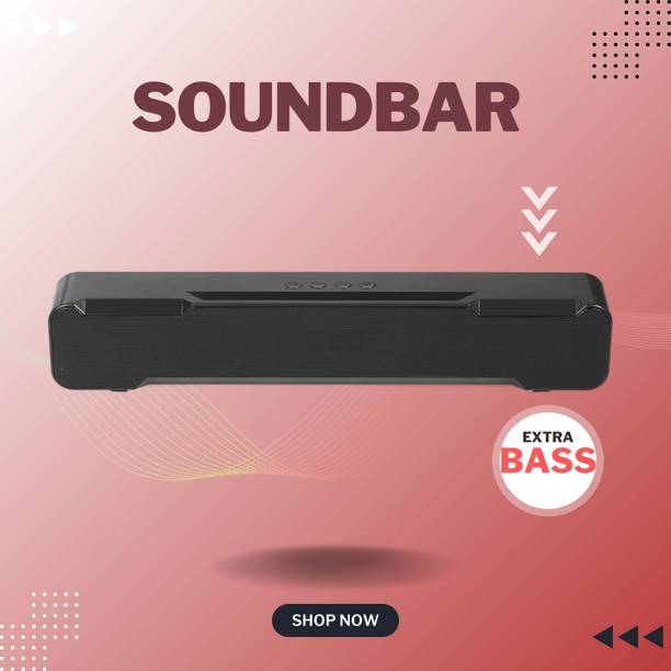 GUGGU 20W Bluetooth Soundbar with 4 Hours Wireless Playback Bluetooth Speakers5DX427 20 W Bluetooth Soundbar