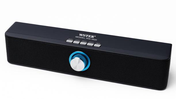 Jmax WS-1820 (Portable Home Tv Soundbar) DJ Sound System 1500mAh 10 W Bluetooth Soundbar