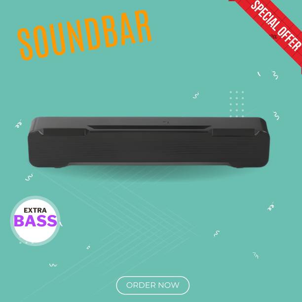Clairbell Bluetooth Soundbar Speaker With 12H Playback HD Stereo for Phone/PC/TV/Laptop516 20 W Bluetooth Soundbar