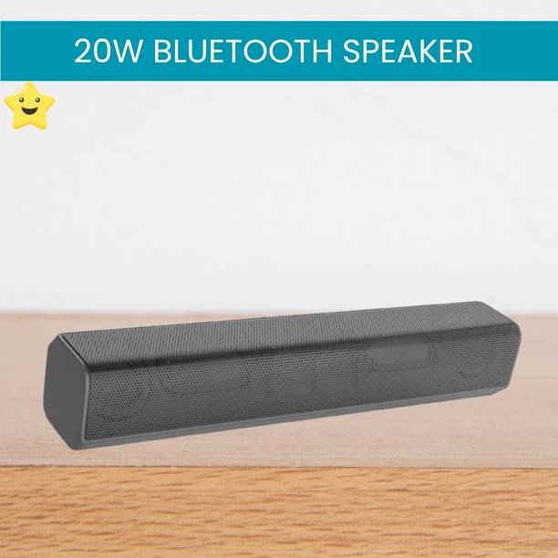 GUGGU Music Bar (PORTABLE HOME THETER SOUNDBAR)With Stereo Sound & 1200mAh BatteryR394 20 W Bluetooth Soundbar