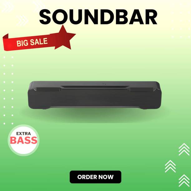 Clairbell Bluetooth Soundbar Speaker With 12H Playback HD Stereo for Phone/PC/TV/Laptop235 20 W Bluetooth Soundbar