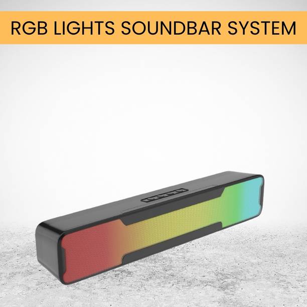 GUGGU Megabar (PORTABLE HOME TV SOUNDBAR) Dynamic Thunder Sound With RGB LightYH252 20 W Bluetooth Soundbar