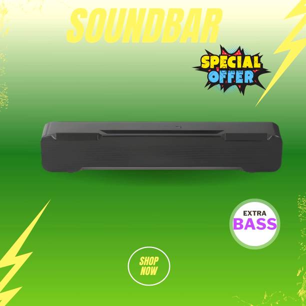 FRONY Bluetooth Soundbar Speaker With 12H Playback HD Stereo for Phone/PC/TV/Laptop8 20 W Bluetooth Soundbar