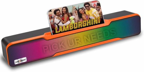 Pick Ur Needs Wireless Soundbar Speaker With RGB Light 1500mAh 7Hrs Playtime USB/Aux/TF card 10 W Bluetooth Soundbar