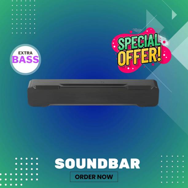 FRONY Bluetooth Soundbar Speaker With 12H Playback HD Stereo for Phone/PC/TV/Laptop193 20 W Bluetooth Soundbar