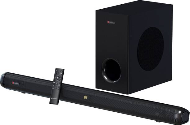 Portronics Pure Sound 108 160W Bluetooth Soundbar with Deep Bass, 6.5 Inch Subwoofer 160 W Bluetooth Soundbar
