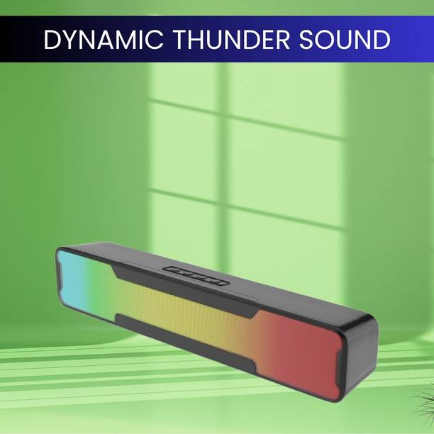 SACRO Megabar (PORTABLE HOME TV SOUNDBAR) Dynamic Thunder Sound With RGB LightWH424 20 W Bluetooth Soundbar