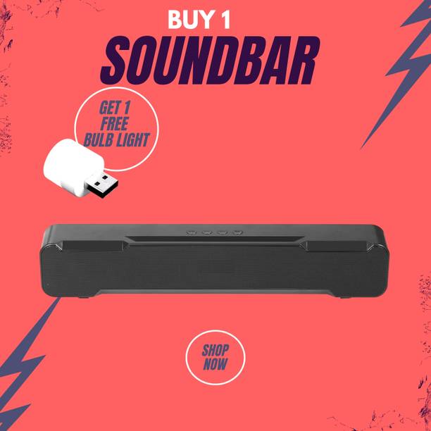 FRONY 20W Bluetooth Soundbar with 4 Hours Wireless Playback Bluetooth SpeakersPA21 20 W Bluetooth Soundbar
