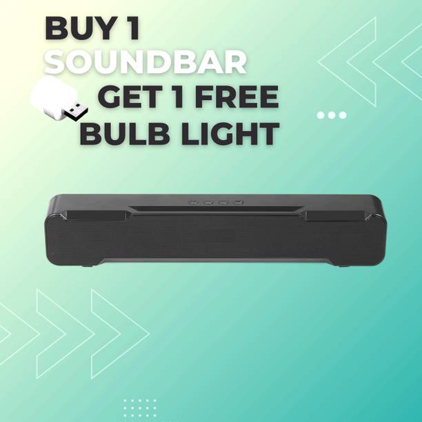 GUGGU 20W Bluetooth Soundbar with 4 Hours Wireless Playback Bluetooth SpeakersYU51 20 W Bluetooth Soundbar