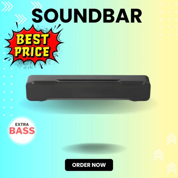 FRONY Bluetooth Soundbar Speaker With 12H Playback HD Stereo for Phone/PC/TV/Laptop213 20 W Bluetooth Soundbar