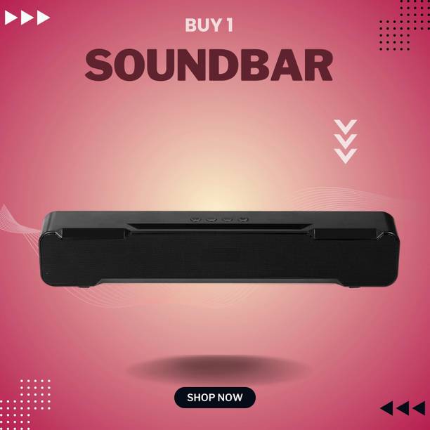 Clairbell 20W Bluetooth Soundbar with 4 Hours Wireless Playback Bluetooth SpeakersC1V140 20 W Bluetooth Soundbar